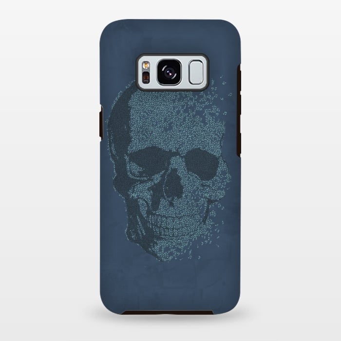 Galaxy S8 plus StrongFit Music Skull V1 by Sitchko
