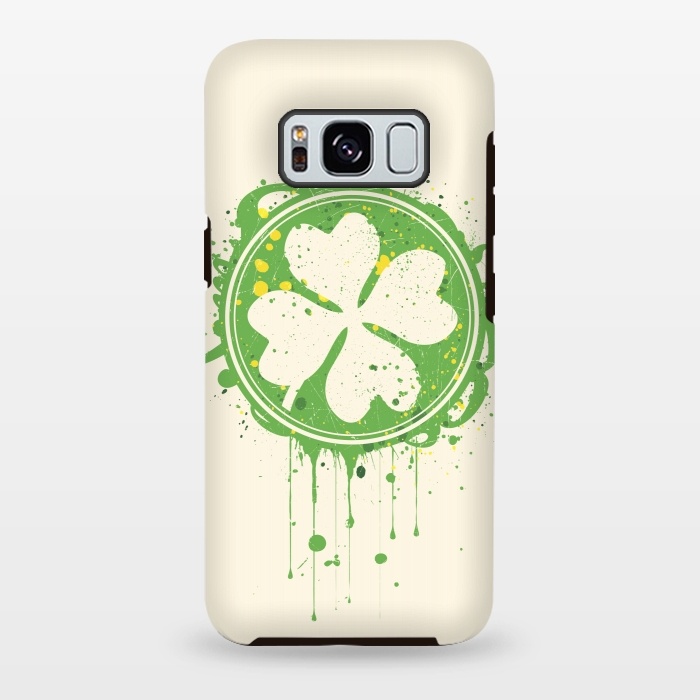 Galaxy S8 plus StrongFit Patrick's clover by Sitchko