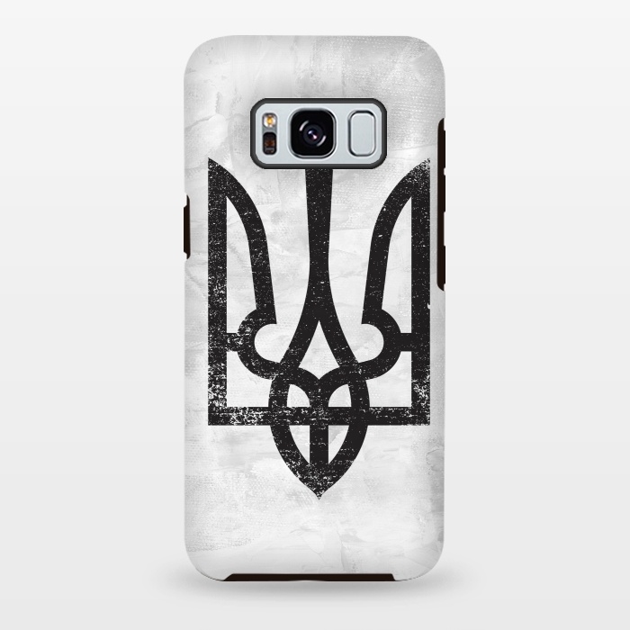 Galaxy S8 plus StrongFit Ukraine White Grunge by Sitchko