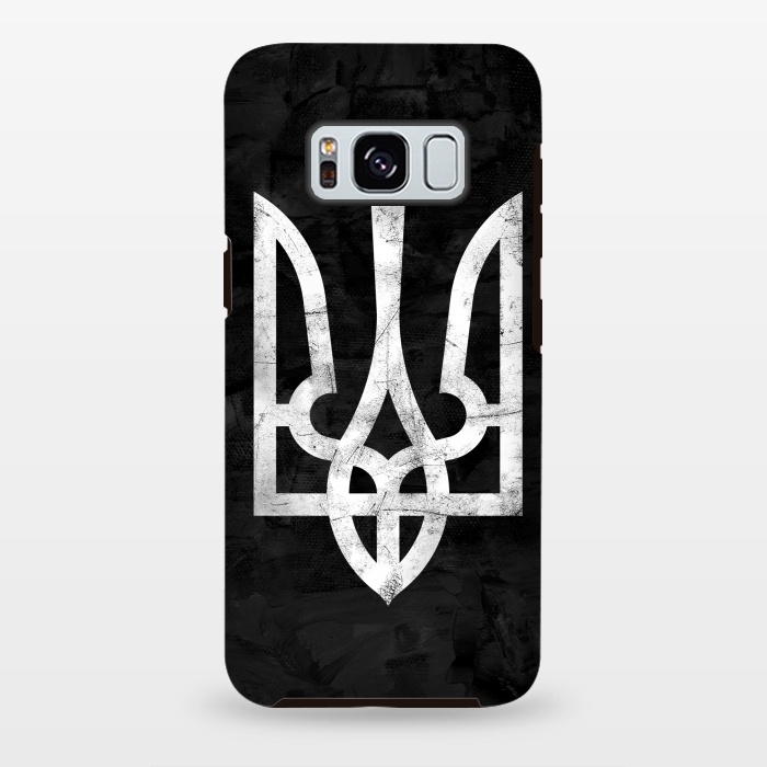 Galaxy S8 plus StrongFit Ukraine Black Grunge by Sitchko