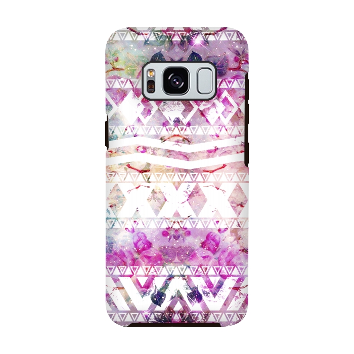 Galaxy S8 StrongFit Nebula Flowers Floral by Girly Trend
