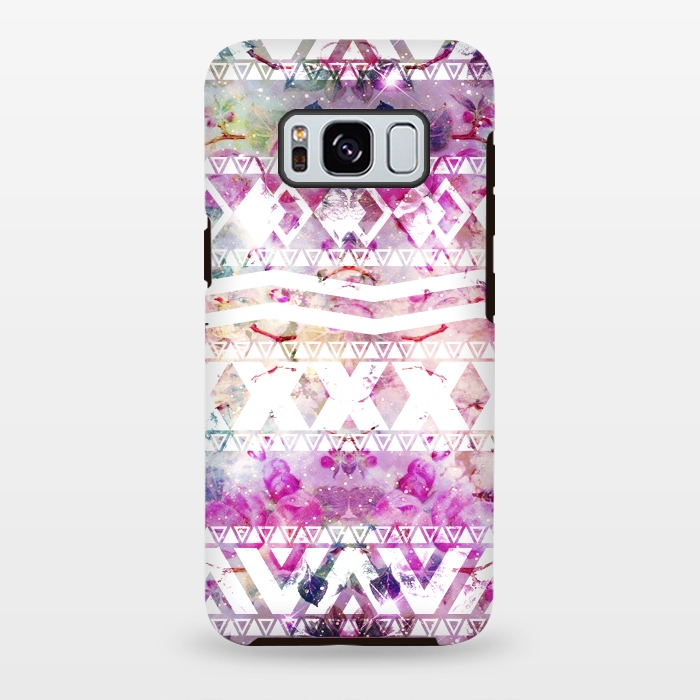 Galaxy S8 plus StrongFit Nebula Flowers Floral by Girly Trend