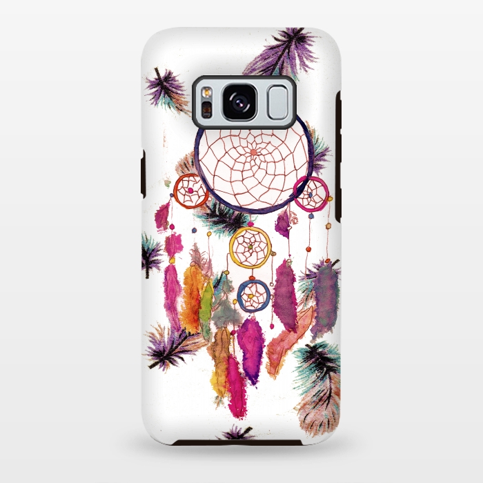 Galaxy S8 plus StrongFit Dreamcatcher and Feather Pattern by Girly Trend