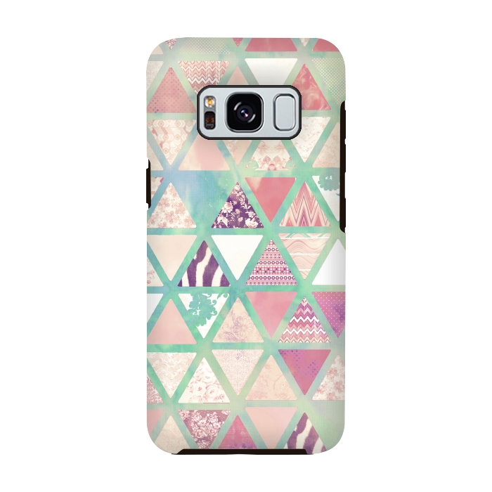 Galaxy S8 StrongFit Triangles sc by Girly Trend