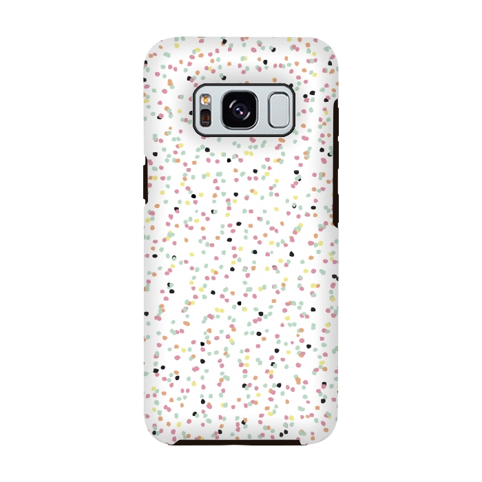 Galaxy S8 StrongFit Speckled Rain by Alice Perry Designs