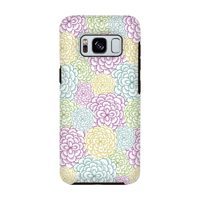 Galaxy S8 StrongFit Dahlia by TracyLucy Designs