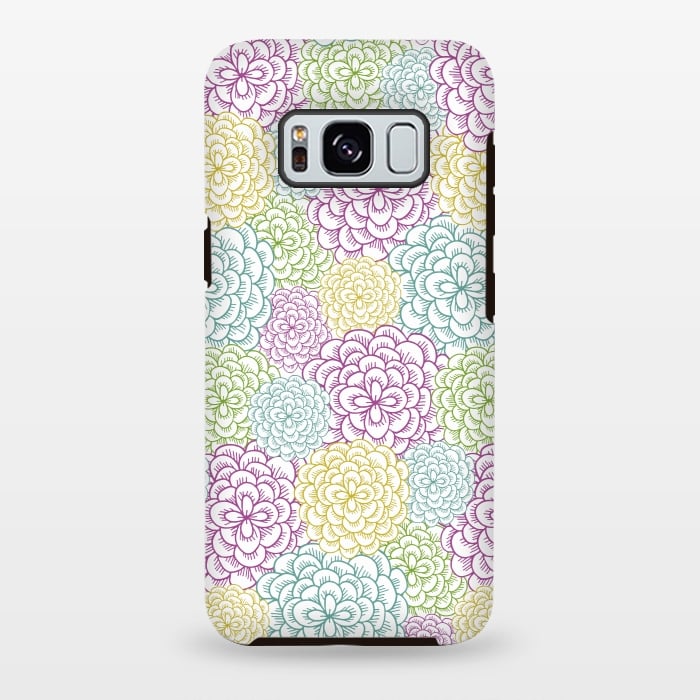 Galaxy S8 plus StrongFit Dahlia by TracyLucy Designs