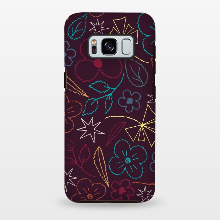 Galaxy S8 plus StrongFit StitchGarden by Dunia Nalu