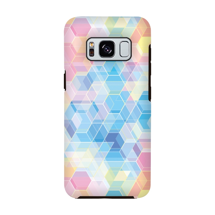 Galaxy S8 StrongFit Hexagons by M.O.K.