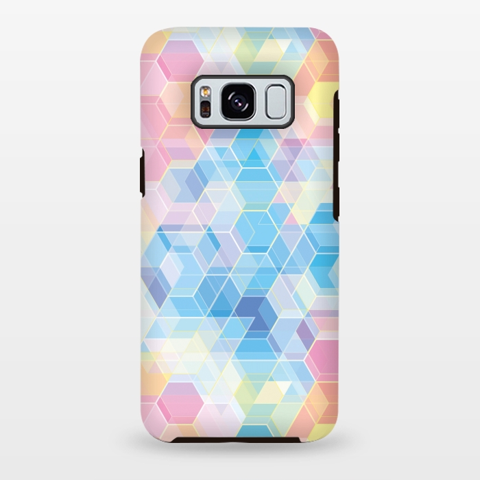 Galaxy S8 plus StrongFit Hexagons by M.O.K.