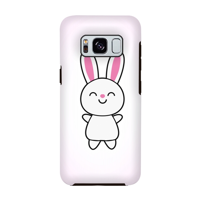 Galaxy S8 StrongFit Cute Rabbit Bunny by Philipp Rietz