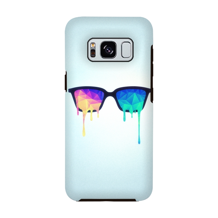 Galaxy S8 StrongFit Psychedelic Nerd Glasses with Melting lsdtrippy by Philipp Rietz
