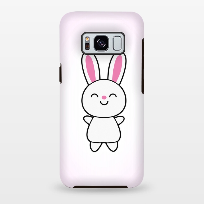 Galaxy S8 plus StrongFit Cute Rabbit Bunny by Philipp Rietz