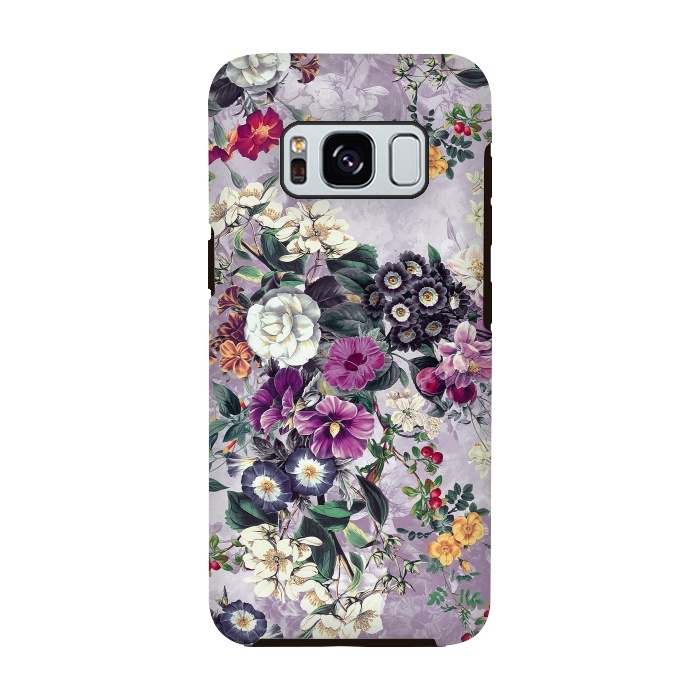 Galaxy S8 StrongFit Floral Pattern by Riza Peker