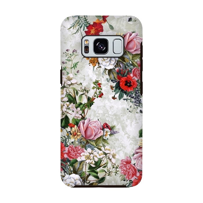 Galaxy S8 StrongFit Floral Pattern II by Riza Peker
