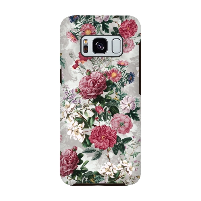 Galaxy S8 StrongFit Floral Pattern III by Riza Peker