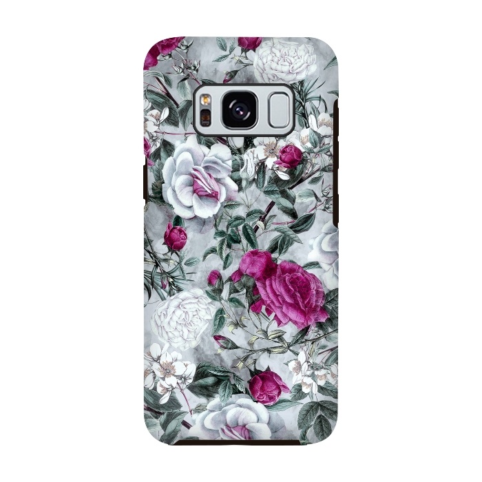 Galaxy S8 StrongFit Floral Pattern V by Riza Peker