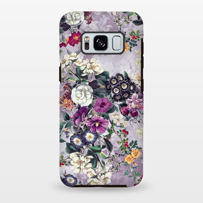 Galaxy S8 plus StrongFit Floral Pattern by Riza Peker