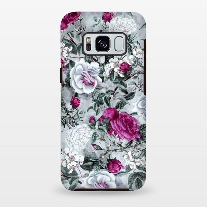 Galaxy S8 plus StrongFit Floral Pattern V by Riza Peker