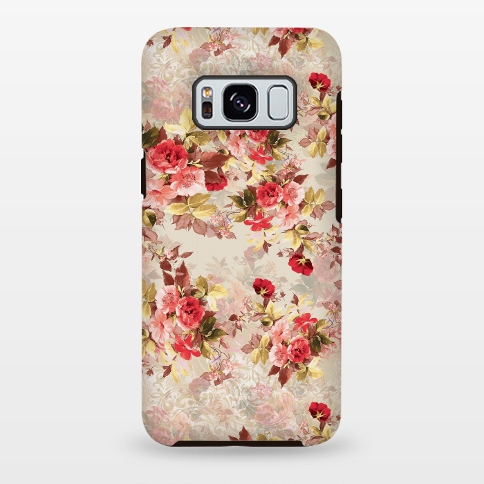 Galaxy S8 plus StrongFit Floral Pattern X by Riza Peker