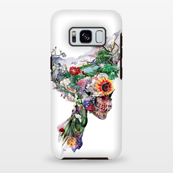 Galaxy S8 plus StrongFit Nature Skull II by Riza Peker