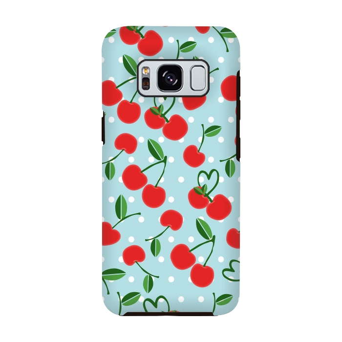 Galaxy S8 StrongFit Cherries by Leska Hamaty