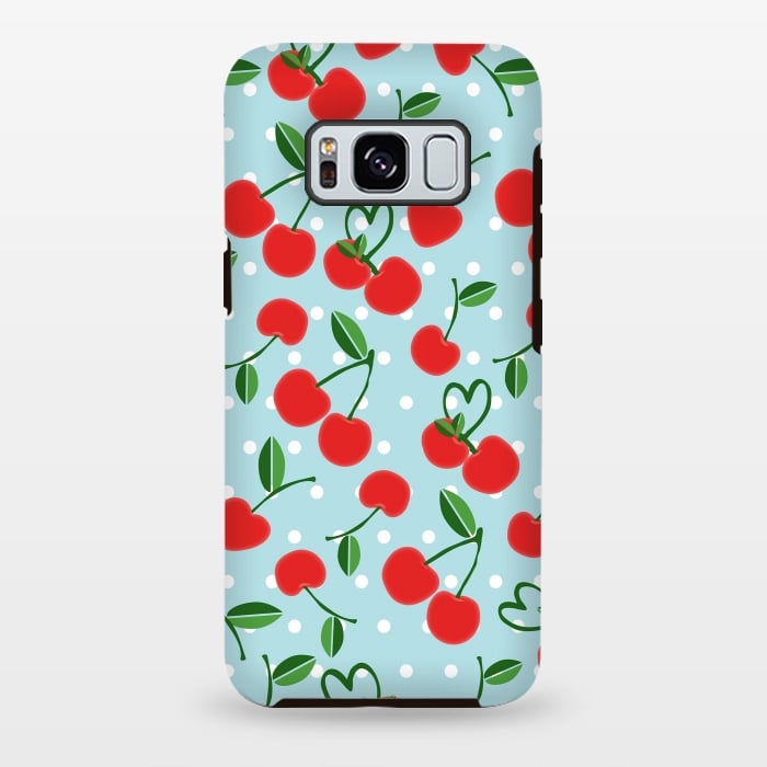 Galaxy S8 plus StrongFit Cherries by Leska Hamaty