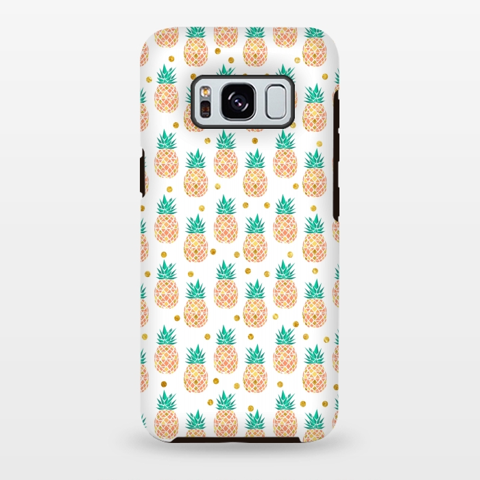 Galaxy S8 plus StrongFit Pineapples by Leska Hamaty