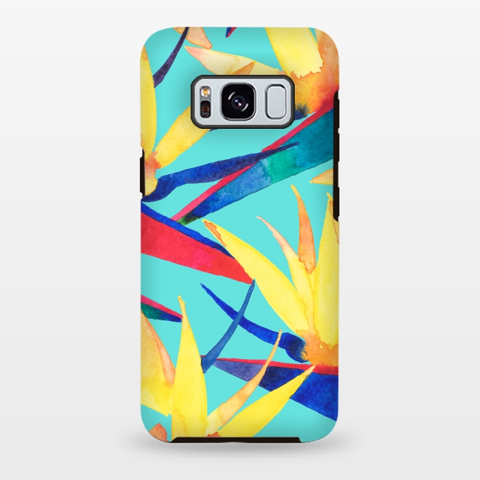 Galaxy S8 plus StrongFit Summer Tropics by Amaya Brydon
