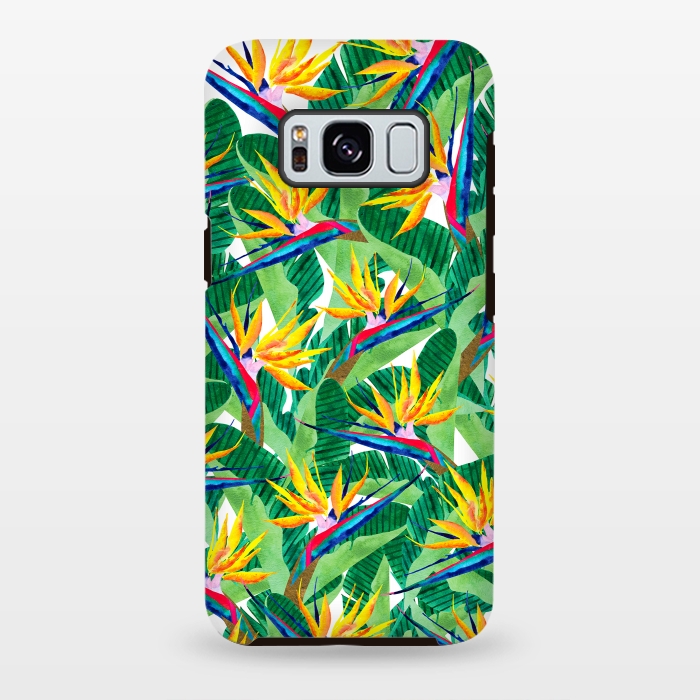 Galaxy S8 plus StrongFit Summer Strelitzia by Amaya Brydon