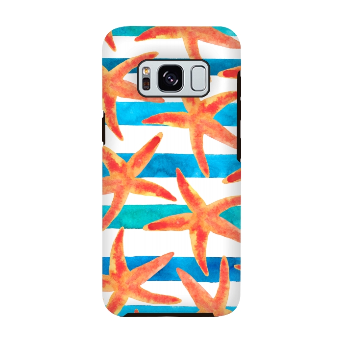 Galaxy S8 StrongFit Starfish Tropics by Amaya Brydon