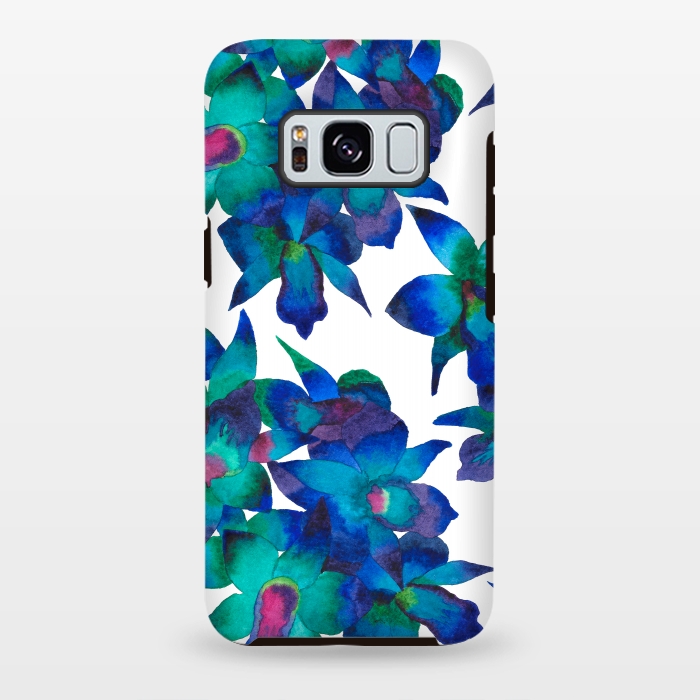 Galaxy S8 plus StrongFit Oceanic Orchid Fascination by Amaya Brydon