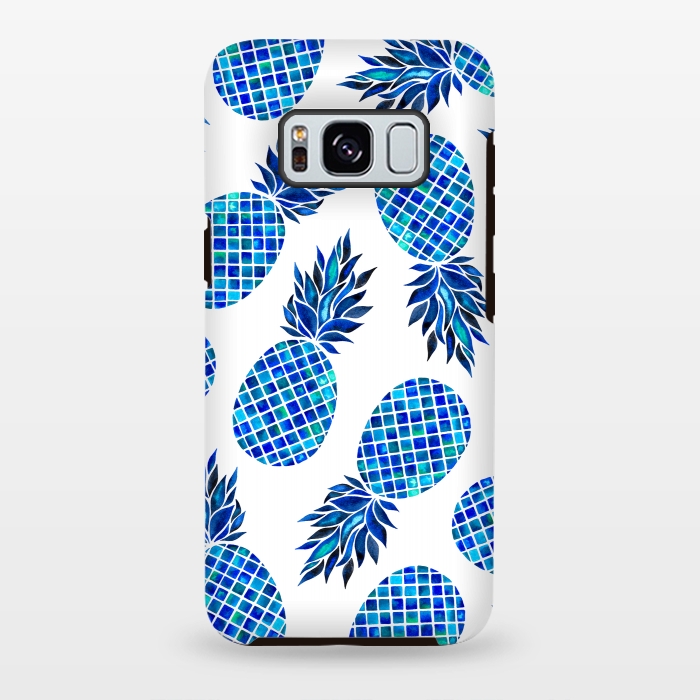 Galaxy S8 plus StrongFit Sea Pineapples by Amaya Brydon