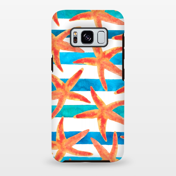 Galaxy S8 plus StrongFit Starfish Tropics by Amaya Brydon
