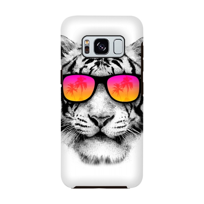 Galaxy S8 StrongFit The Coolest Tiger by Mitxel Gonzalez
