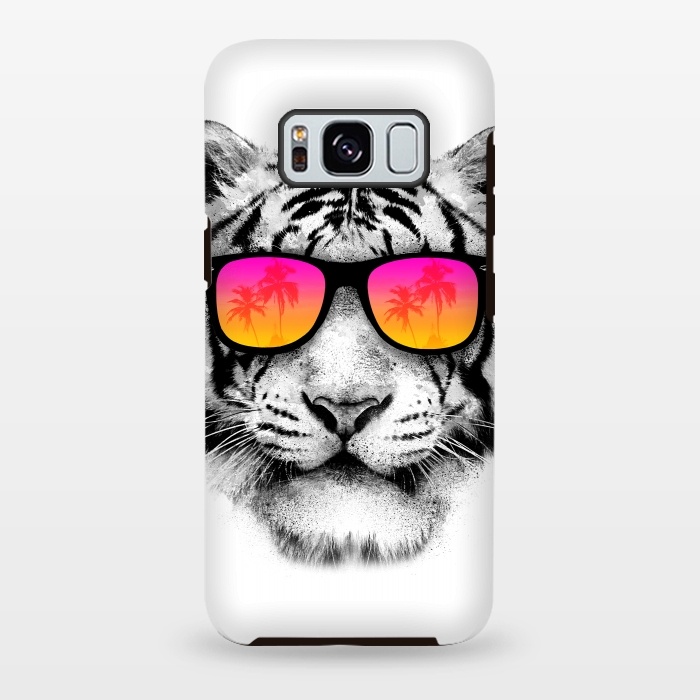 Galaxy S8 plus StrongFit The Coolest Tiger by Mitxel Gonzalez