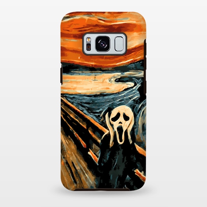 Galaxy S8 plus StrongFit The Scream by Mitxel Gonzalez