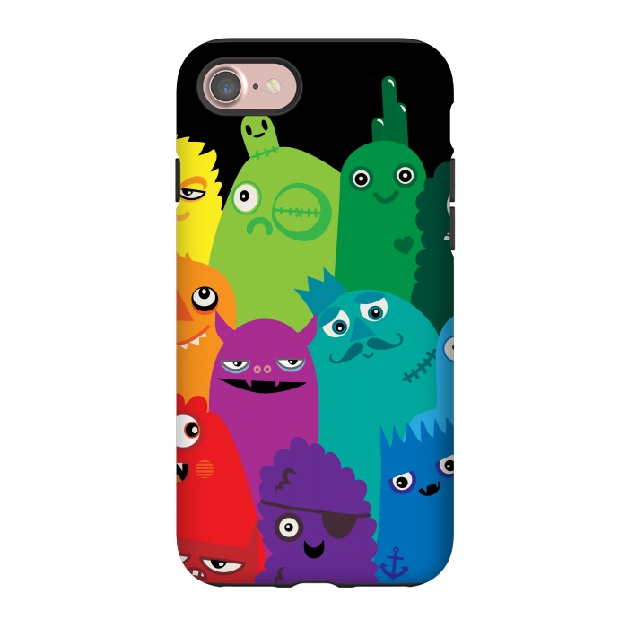 iPhone 7 StrongFit Phone full of Monsters by Wotto