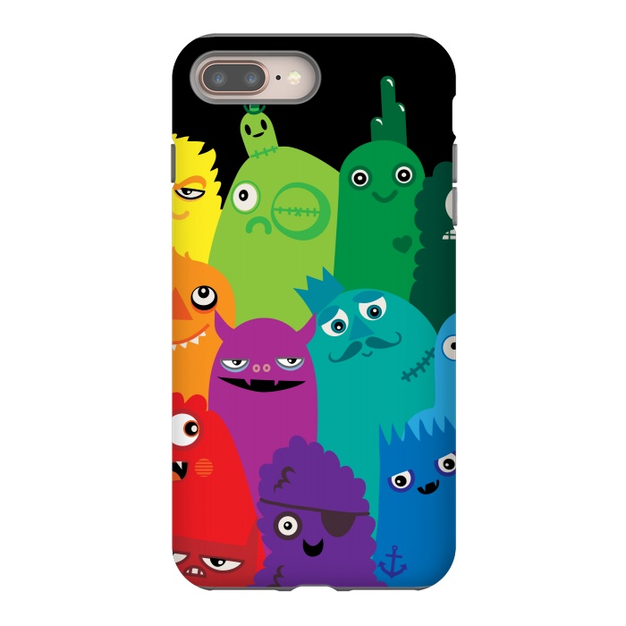 iPhone 7 plus StrongFit Phone full of Monsters by Wotto