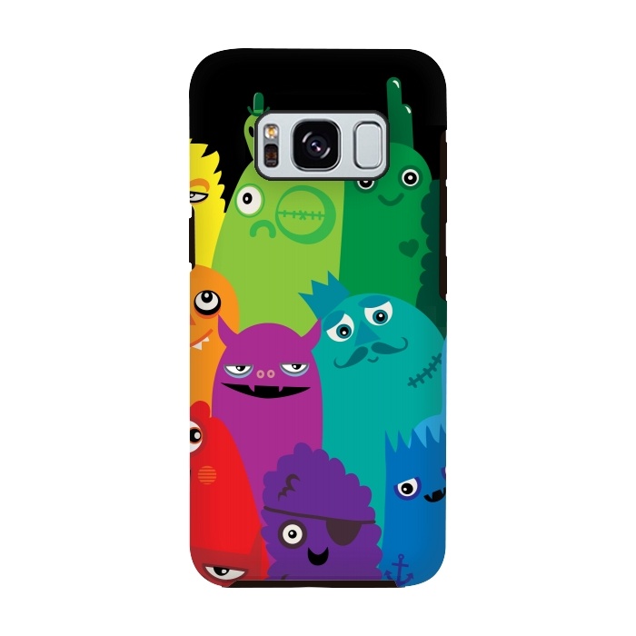 Galaxy S8 StrongFit Phone full of Monsters by Wotto