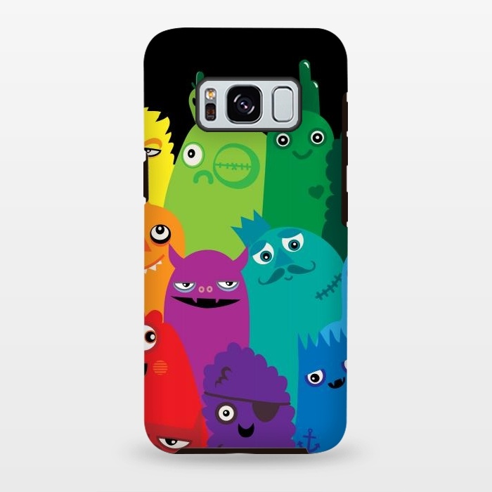 Galaxy S8 plus StrongFit Phone full of Monsters by Wotto