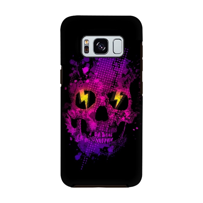 Galaxy S8 StrongFit Acid Skull by Mitxel Gonzalez