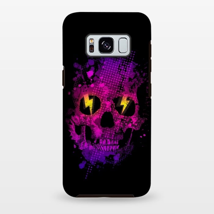 Galaxy S8 plus StrongFit Acid Skull by Mitxel Gonzalez