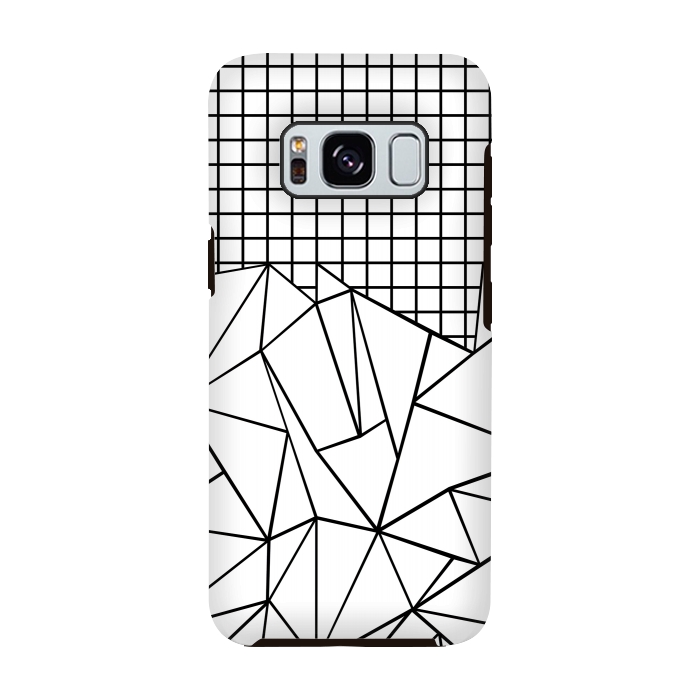 Galaxy S8 StrongFit AB Grid White by Project M
