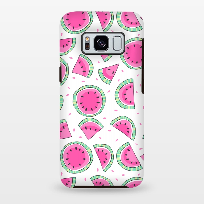 Galaxy S8 plus StrongFit Watermelons by Laura Grant