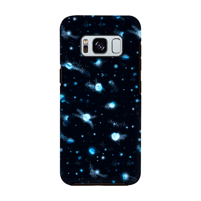 Galaxy S8 StrongFit marble night sky by Laura Grant