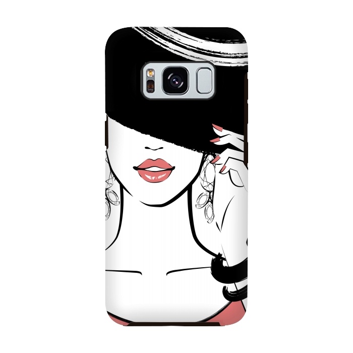 Galaxy S8 StrongFit Girl in a Hat por Martina