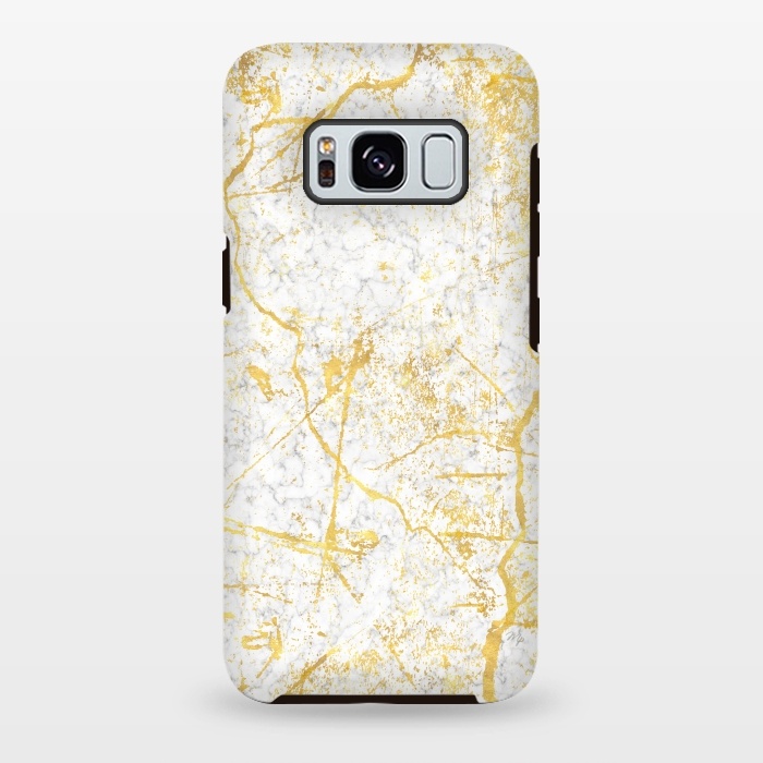 Galaxy S8 plus StrongFit Golden Marble by Martina