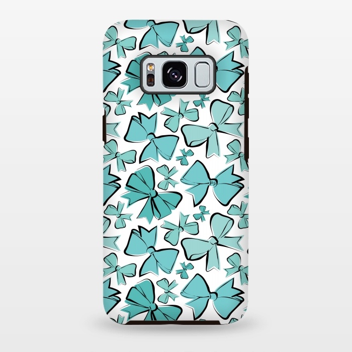 Galaxy S8 plus StrongFit Blue Bows by Martina