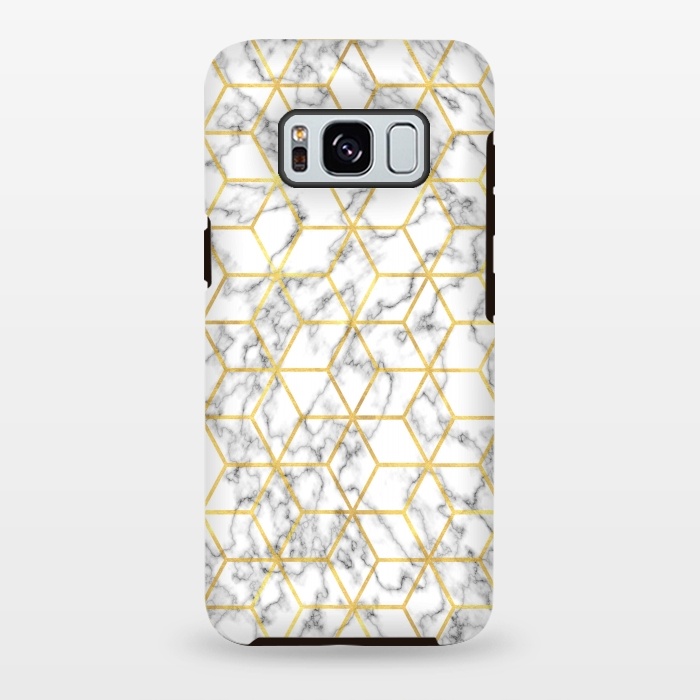 Galaxy S8 plus StrongFit Graphic Marble by Martina